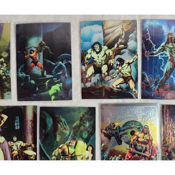 Conan II TCG All Chromium Lot Of 14 With 1 Promo Card 1993-1994 NM - Picture 6 of 11
